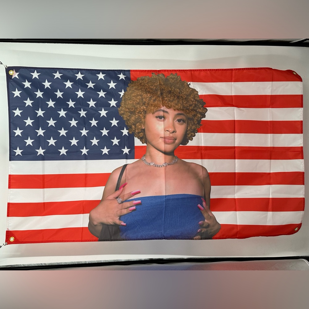 Ice Spice American Flag 3x5ft With 4 Brass Grommets Banner 100% Polyester